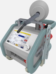 Hillaero CARDIOHELP FAA certified Mount for your Air Ambulance Airmed Helicopter or Fixed Wing Aircraft WITH UNITS ISO1
